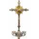 Chiselled brass Processional Crucifix for sale