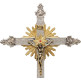 Chiselled brass Processional Crucifix for sale
