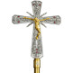 Foundry processional Cross  | 160 cm. rod