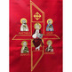 Altar Lectern Cloth | Byzantine Style embroidery red