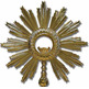 Baroque bronze monstrance