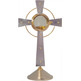 Custody in the shape of a nickel-plated cross