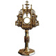 Bronze monstrance with three chapels