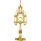 Gothic style bronze monstrance