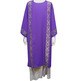 Diaconal dalmatic decorated with gold braid purple
