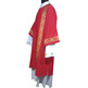 Diaconal dalmatic decorated with gold braid red