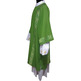 Diaconal dalmatic decorated with gold braid green