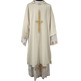 Dalmatic in the four liturgical colors with Cross beige