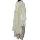 Dalmatic in the four liturgical colors with Cross beige