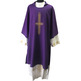 Dalmatic in the four liturgical colors with Cross purple