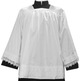 Altar boy roquette with guipure lace