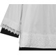 Altar boy roquette with guipure lace