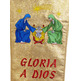 Stolon or scapular for chasuble with Christmas embroidery
