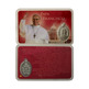Pope Francis prayer card with medal