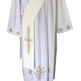 Deacon stole | Beige golden cross embroidery