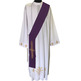 Deacon Stole | Purple golden cross embroidery