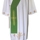 Deacon Stole | Green golden cross embroidery