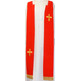 Stole with Crosses and red gold fringe