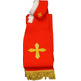 Stole with Crosses and red gold fringe