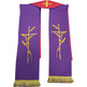 Priest reversible stole | Catholic Church vestments red/purple