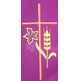 Stolon embroidered with Cross, ear of wheat and purple grapes