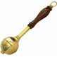 Gold metal swab with wooden handle