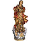 Immaculate Conception baroque figurine with gold leaf finish