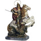 Saint George on horseback fights the dragon