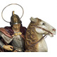 Saint George on horseback fights the dragon