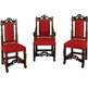 Classic style wooden chair set