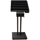 Wrought-iron votive stand for church | Black colour