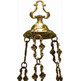 Hanging bronze lamp