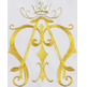 Communion table cloths with Marian monogram
