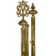 Bronze standard-bearing wand with Marian insignia