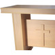 Imitation wood melamine altar table