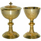 Offer set of chalice, ciborium and paten