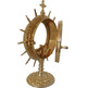 Monstrance of bronze and metal