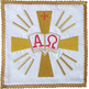 Pall embroidery Alpha and Omega | Altar Sets white