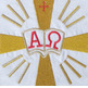 Pall embroidery Alpha and Omega | Altar Sets white