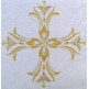 Cross embroidered pall | Catholic Altar cloths white