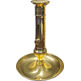 Golden metal candlestick | Candleholder