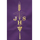 100% polyester lectern cloth purple