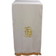 Lectern cover cloth with white JHS embroidery