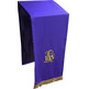 Lectern cover cloth with JHS purple embroidery