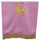 Lectern cover cloth with JHS pink embroidery