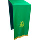 Lectern cover cloth with JHS green embroidery