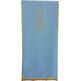 Blue Gold Fringe Polyester Lectern Cloth