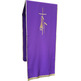 Purple Gold Fringe Polyester Lectern Cloth