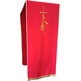 Red Gold Fringe Polyester Lectern Cloth