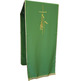 Green Gold Fringe Polyester Lectern Cloth